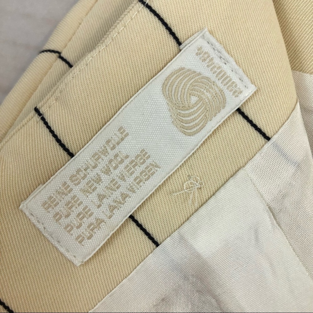 Vintage Escada Pinstriped Business Blazer Skirt Suit - Picture 15 of 15